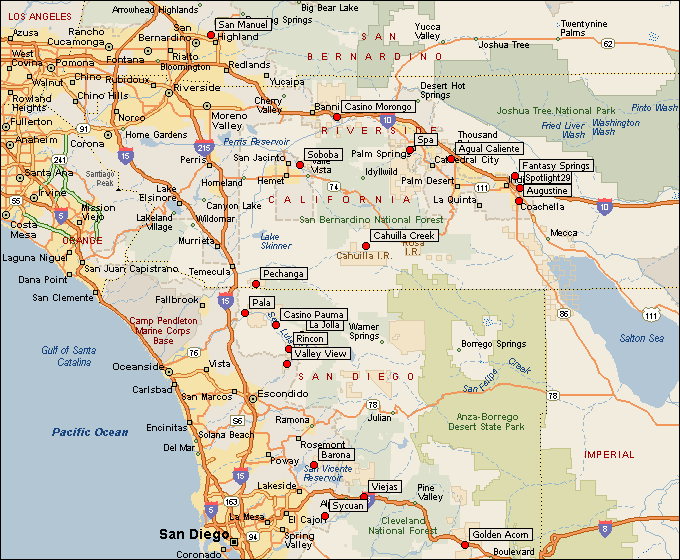 Indian Casinos in Southern California